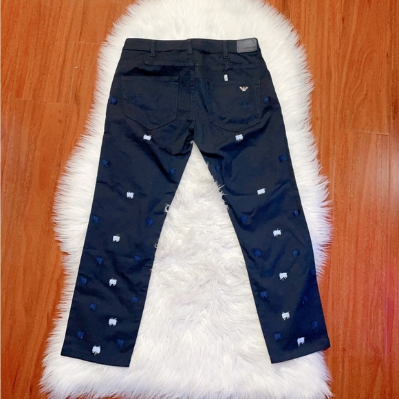 EMPORIO ARMANI Navy Blue Jean Pants Size 25 - Picture 5 of 8
